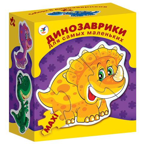 Пазл 2136 Для самых маленьких Динозаврики Дрофа-Медиа ― Игрушки в Томске