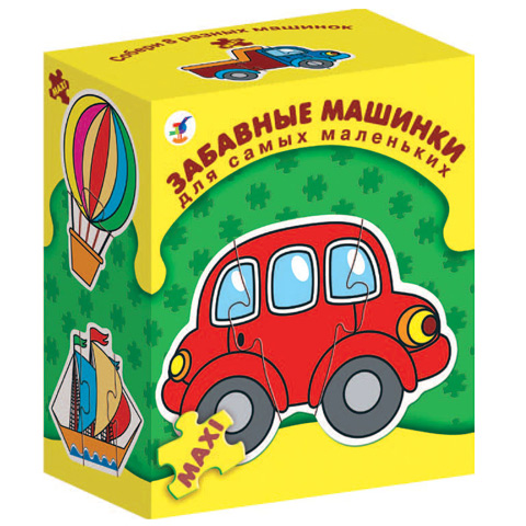 Пазл 1089 Для самых маленьких Забавные машинки Дрофа-Медиа ― Игрушки в Томске